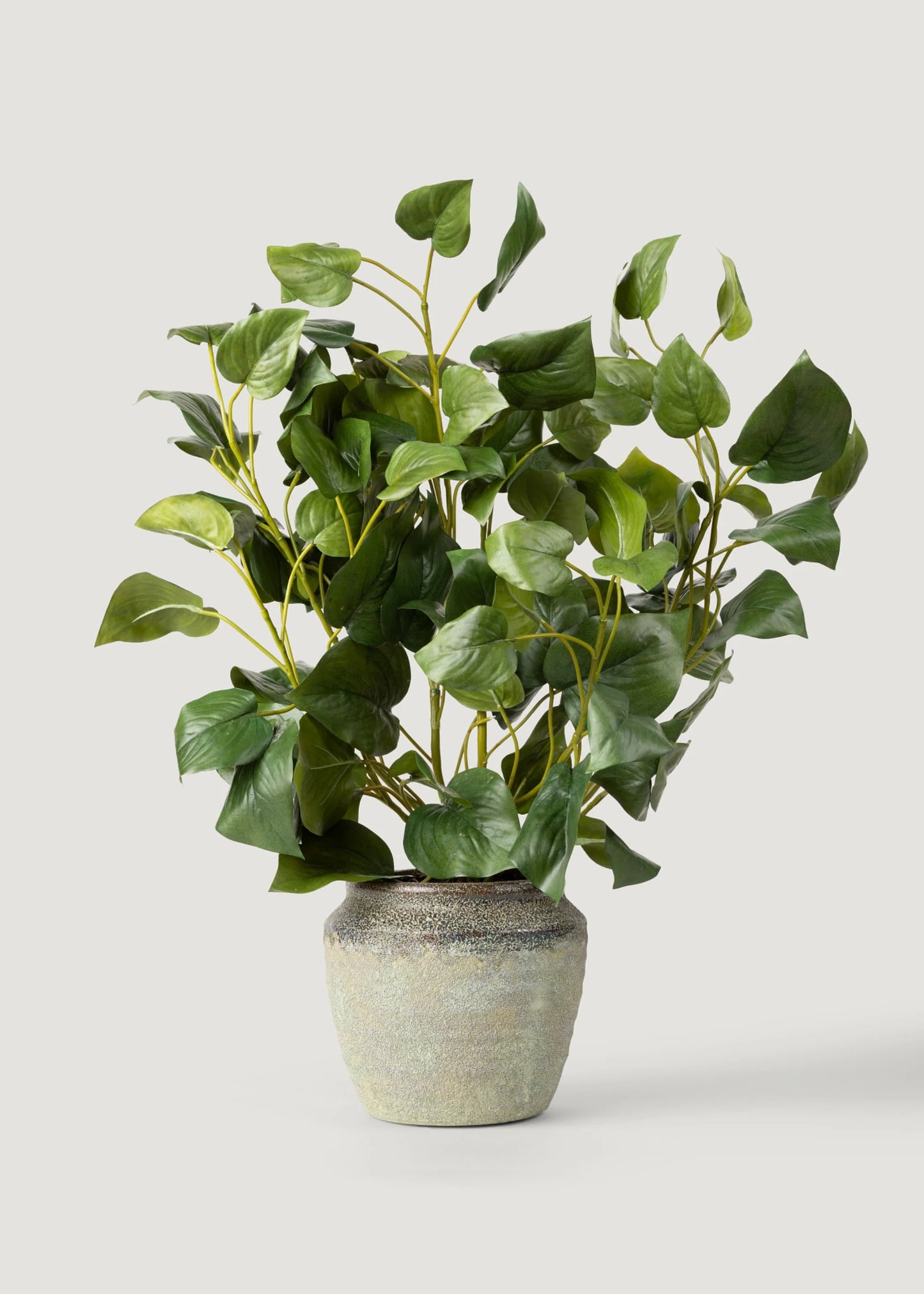 28 Inch Artificial Philodendron Plant – Tropical Leaves Indoor Decorative Plant
