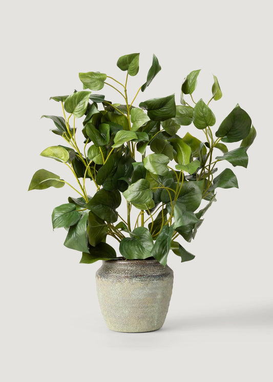 28 Inch Artificial Philodendron Plant – Tropical Leaves Indoor Decorative Plant